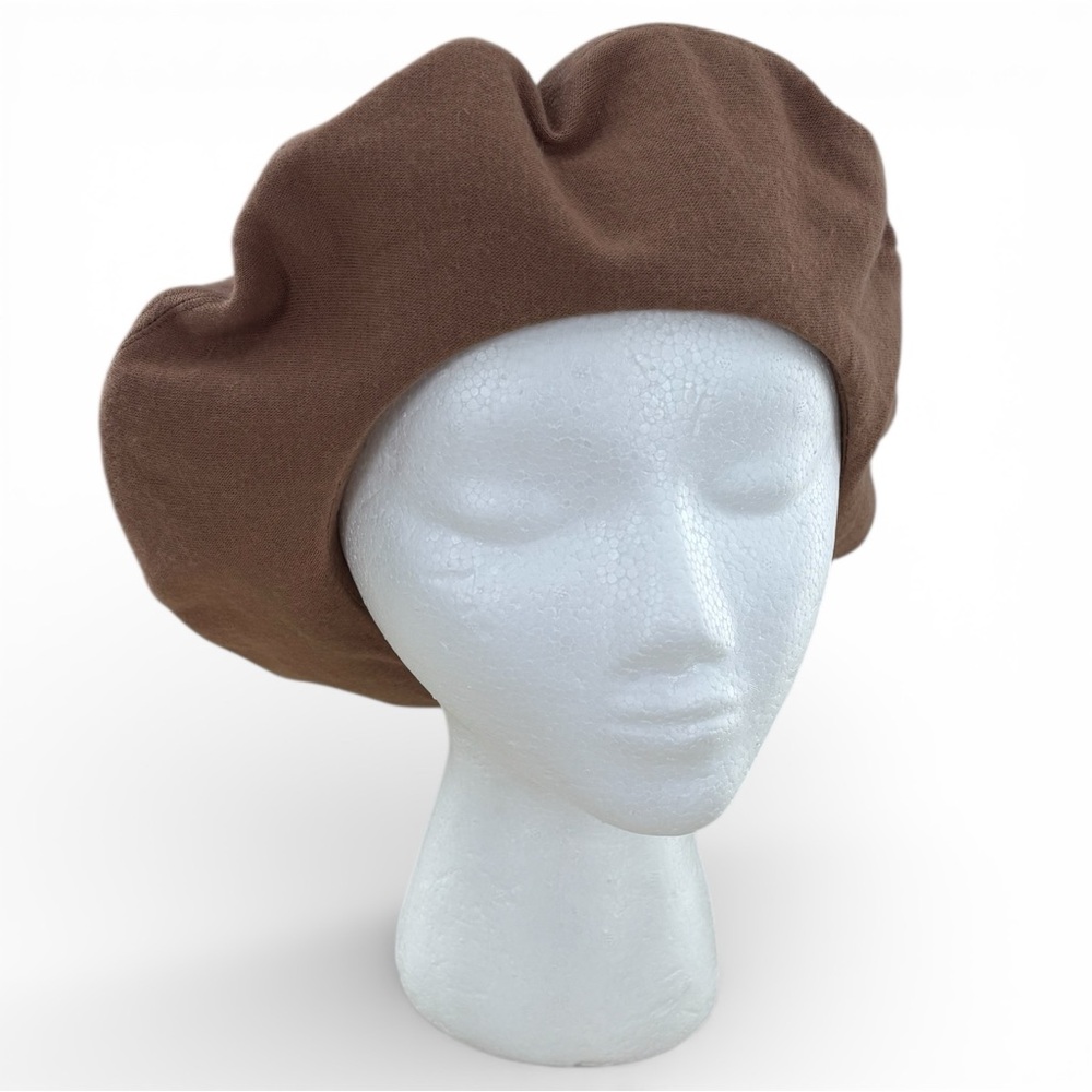 Bonwit Teller Mr. Martin Brown Slouch Beret Lined Classic Hat